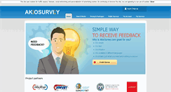 Desktop Screenshot of akiosurvey.com